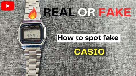 real vs fake casio watch|are casio watches real.